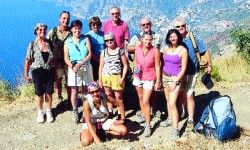 Guided group walking