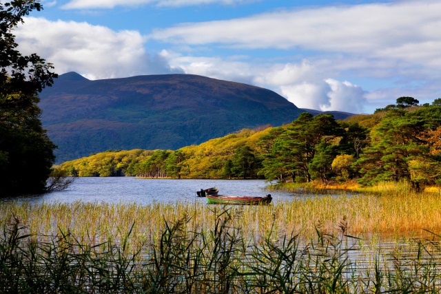 Purple Mountain over Muckross Lake,Muckross, Killarney Co. Kerry. (C) Irish Tourism / Chris Hill