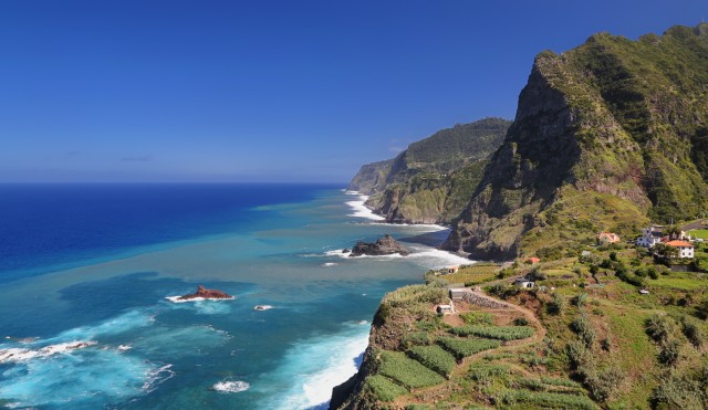 Coastline near Santana Madeira, Portugal
