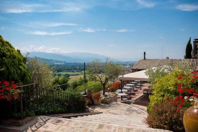 Views from La Bastiglia Hotel, Umbria