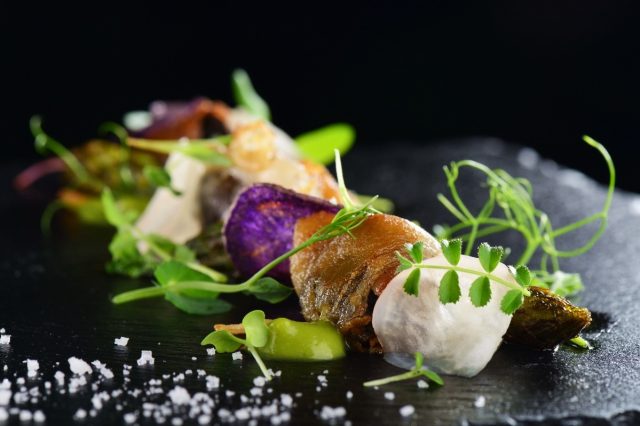 Fine dining dish
Michelin star restaurant
Gourmet food