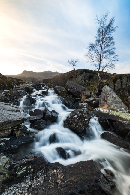 A mountain stream in the Ogwen Valley, North Wales