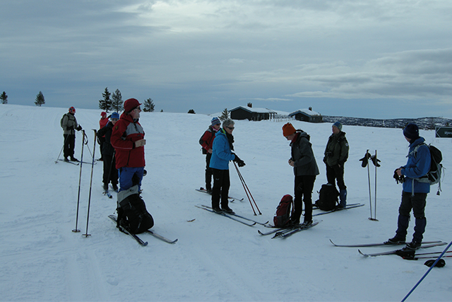 Cross-country skiing in Venabu