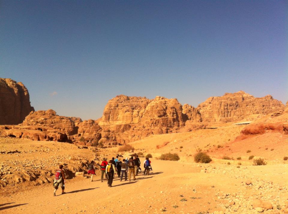 Walking in Jordan like Lawrence of Arabia