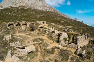 Fort Bernia, Sierra de Bernia, Mountain near Altea, Calp, Spain.