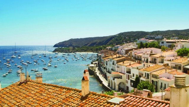 The pretty coastal town of Cadaques.