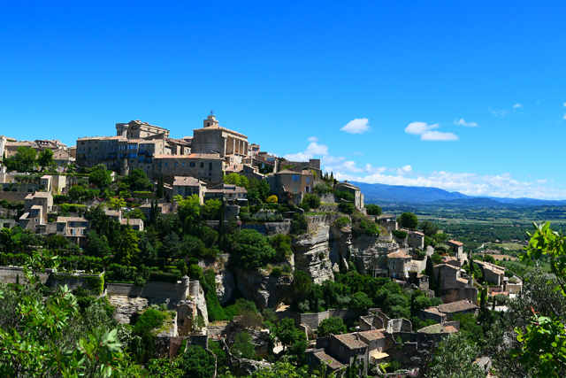 The hilltop village of Gordes.