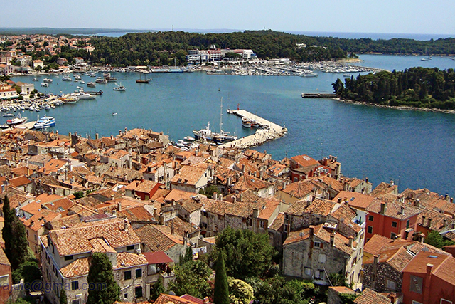 A view over Rovinji and its islands. Photo: Miroslav Vajdic