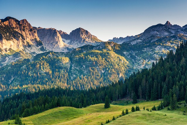 Wonderful view to mountains in the national park Durmitor in Montenegro, Balkans. Photo: Creative Travel Projects.