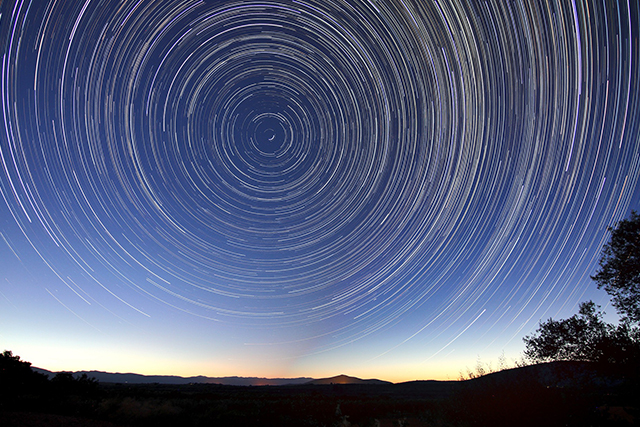 star trails