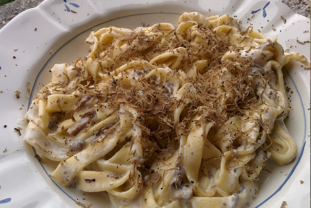 Truffle pasta.